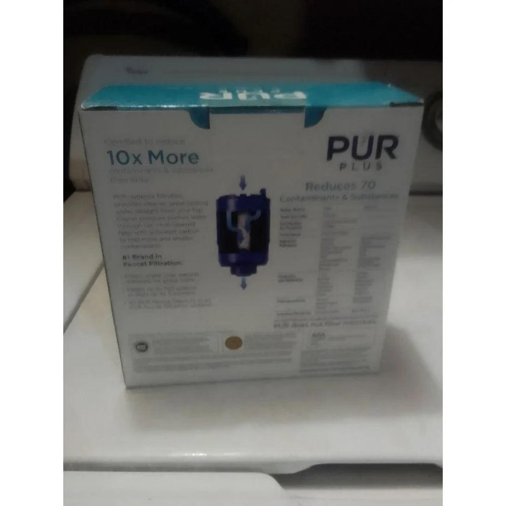 Pur Plus Black Faucet Filtration System Model FM2100B